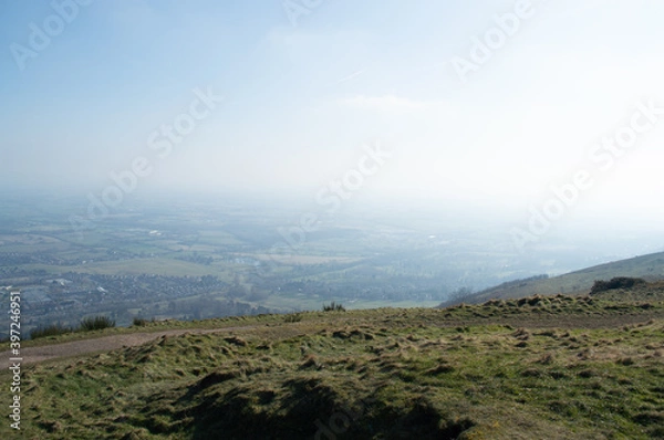 Obraz Views over the Malvern Hills in Worcestershire.