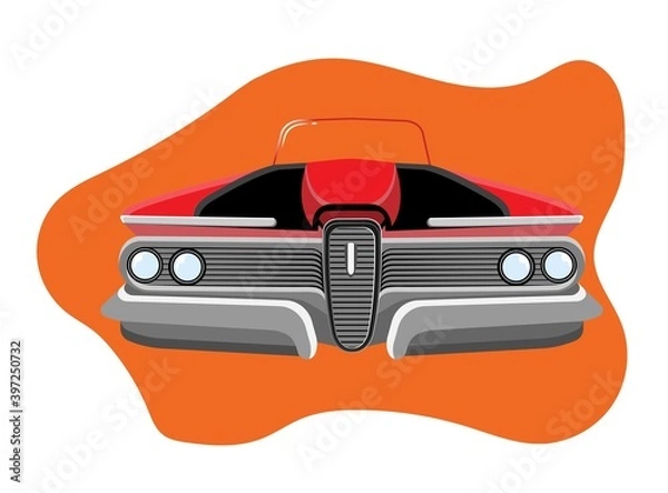 Obraz car on the road