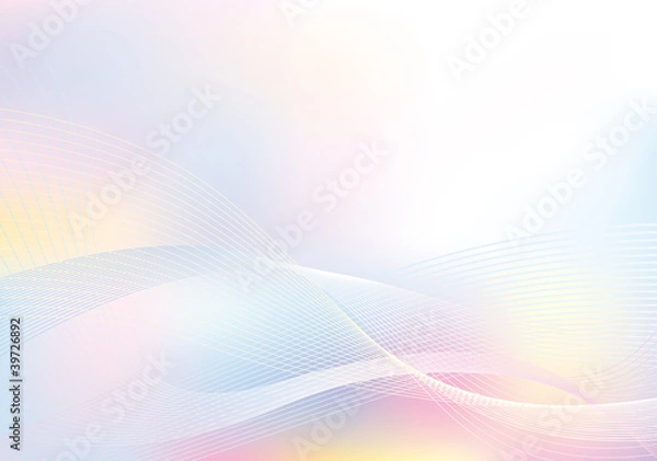 Fototapeta vector wave background