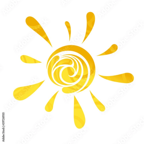 Fototapeta abstract vector sun