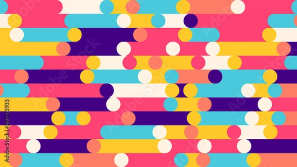 Fototapeta Multiple Modern Shape Transitions
