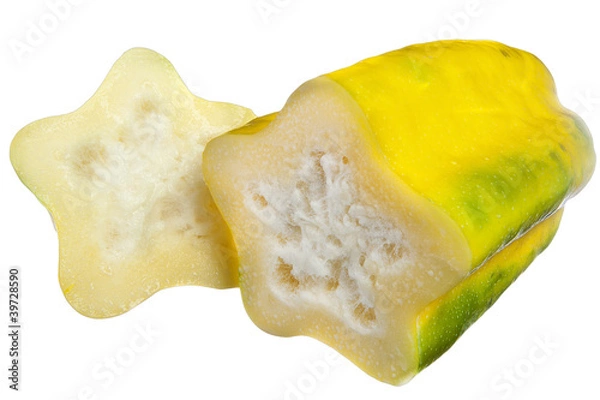 Fototapeta The babaco on white background