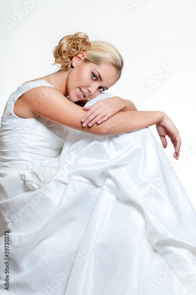 Obraz wunderschöne junge braut