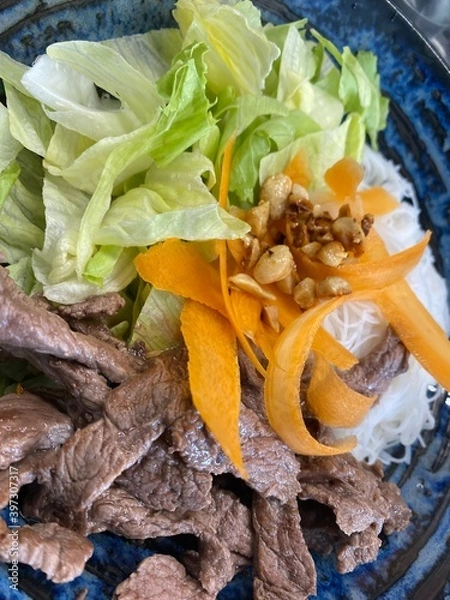 Obraz salad with mushrooms