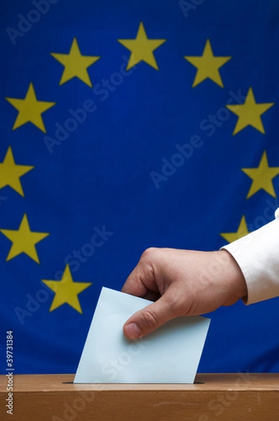 Fototapeta Wahlurne Europa