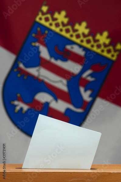 Obraz Wahlurne Hessen