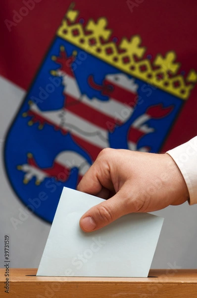 Obraz Wahlurne Hessen