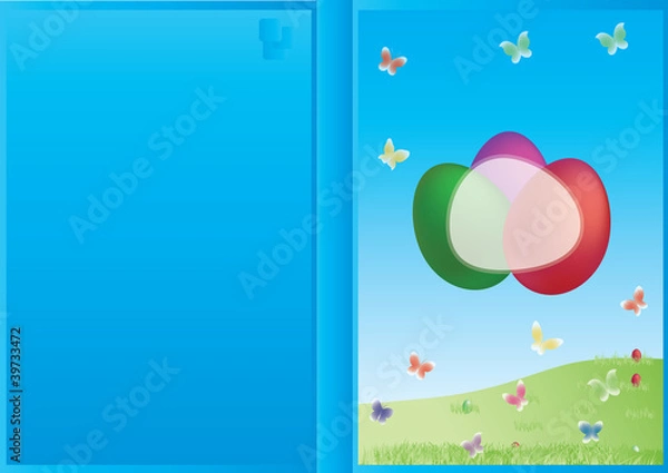 Fototapeta Vector Easter Cover design