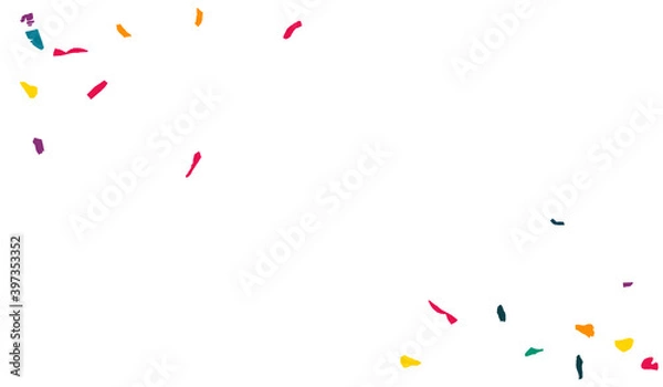Obraz Yellow Smear Abstract White Background. Fun 