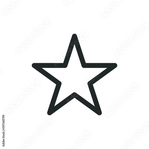 Fototapeta Star icon