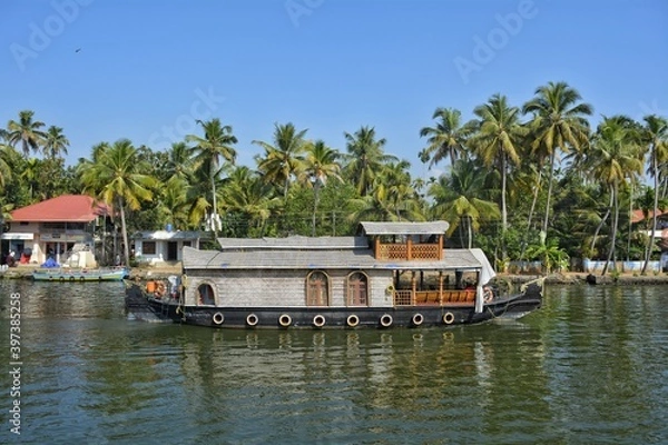Obraz boat on the river