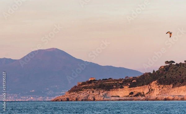 Obraz panorama vesuvio