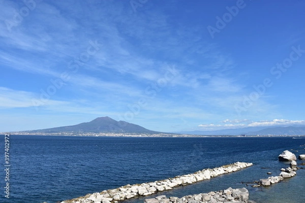 Obraz vesuvio mare
