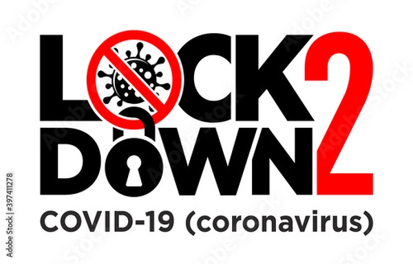 Obraz lock down 2 coronavirus
