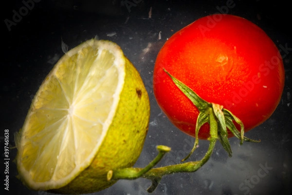 Obraz Tomate und Limette 