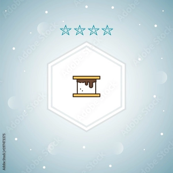 Fototapeta smore vector icons modern