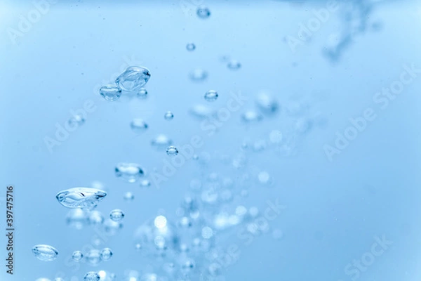 Obraz 水中を漂う気泡
