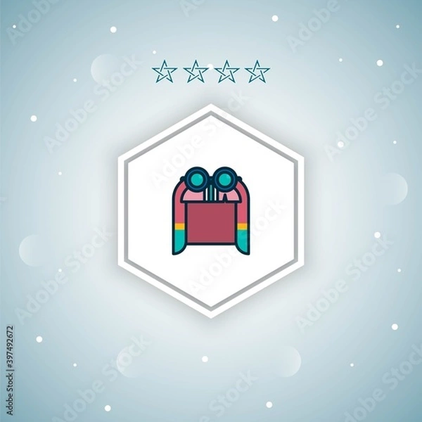 Fototapeta wig_  vector icons modern