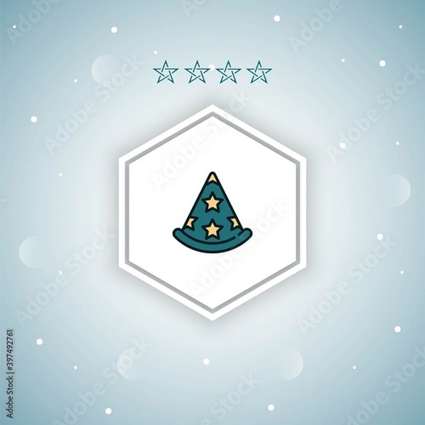 Fototapeta wizard vector icons modern