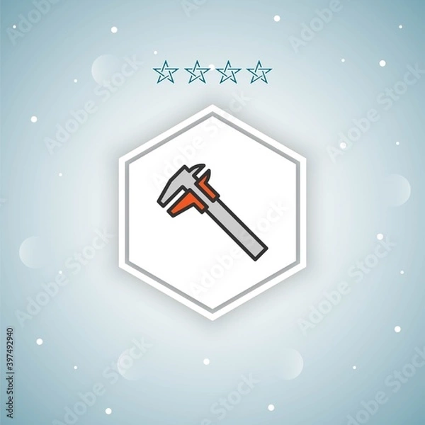 Fototapeta wrench vector icons modern