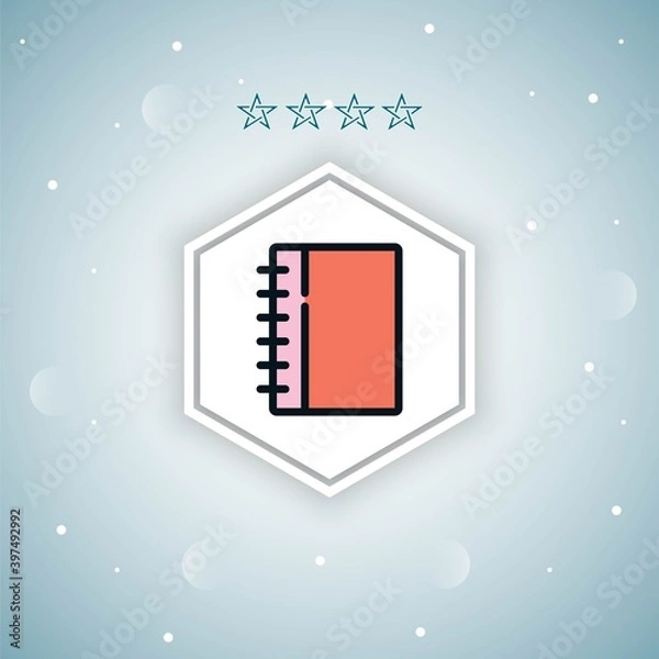 Fototapeta writer vector icons modern