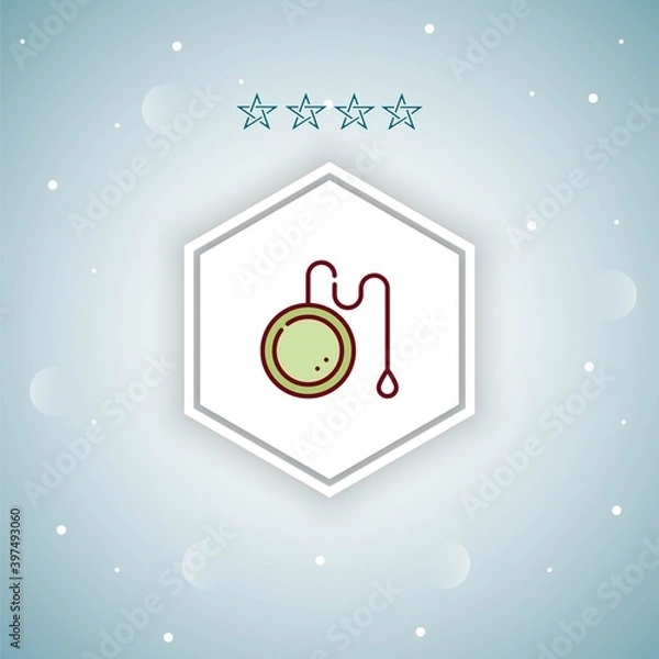 Fototapeta yoyo vector icons modern