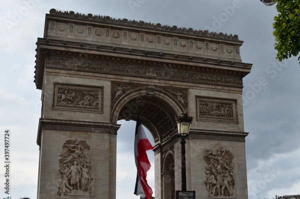 Obraz arc de triomphe city Paris