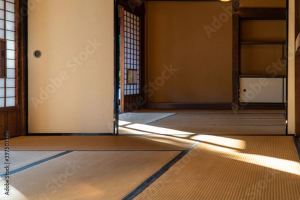 Fototapeta 和室の畳と障子