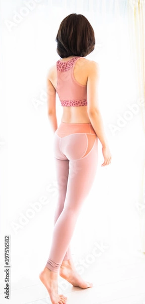 Fototapeta フィットネス　イメージ　後ろ姿