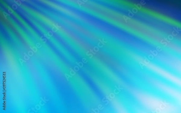 Fototapeta Light BLUE vector texture with colored lines.