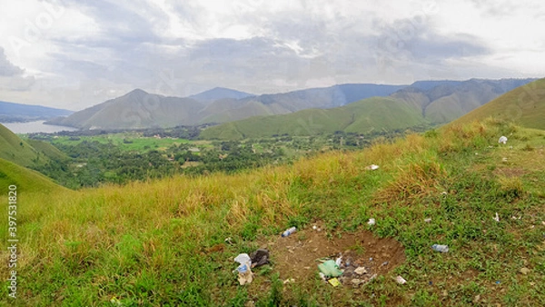 Obraz meadow in the mountains