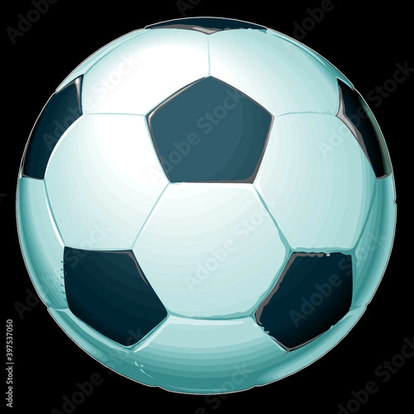 Obraz soccer ball isolated on white background