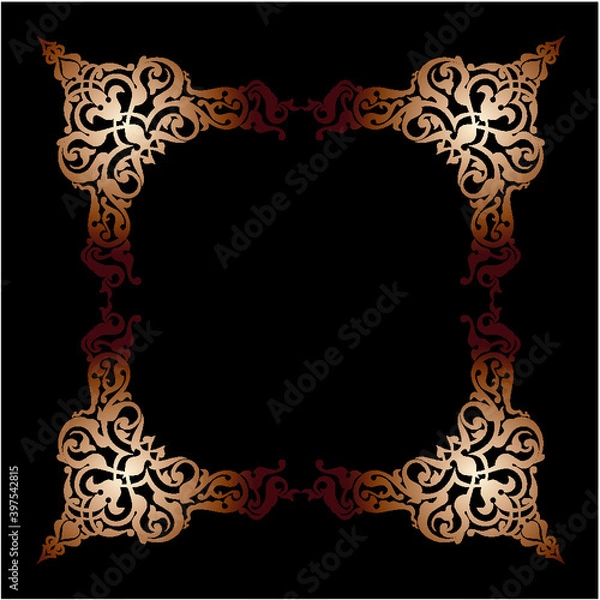 Fototapeta damask wallpaper with floral patterns