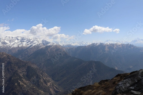 Fototapeta Mountains of Uttarakhand 