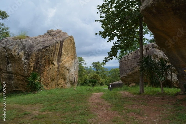 Fototapeta Hellfire Pass, a natural pathway In Nam Phong National Park