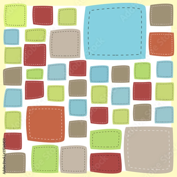 Fototapeta Patch frame background