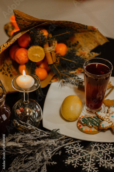 Obraz still life with tea