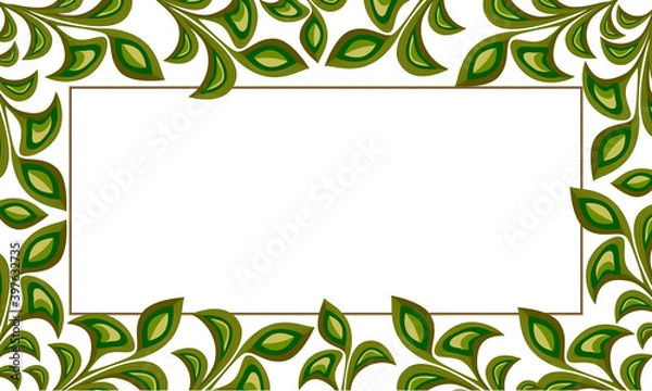 Obraz Frame from flowers