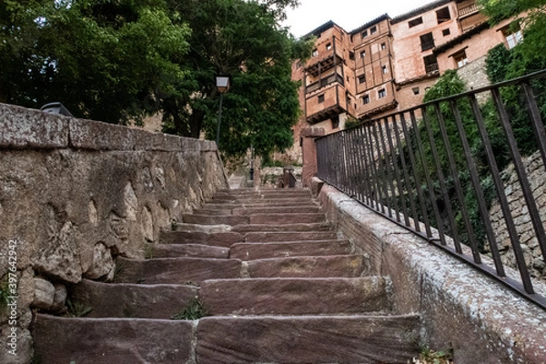 Obraz Town stone stairs