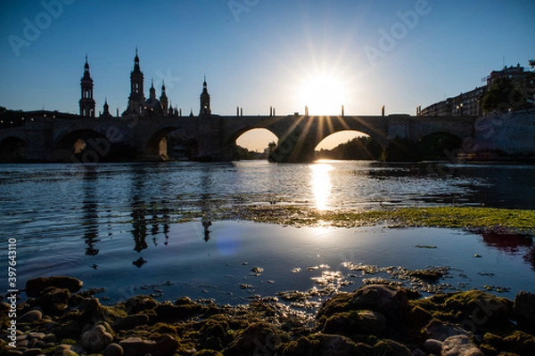 Obraz Spanish river bridge