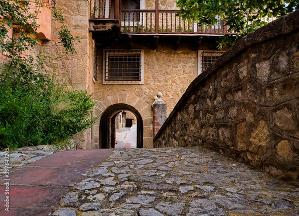 Obraz Old town street