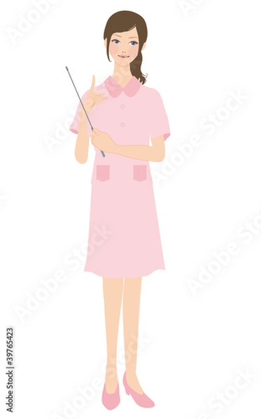 Fototapeta 女性/衛生士