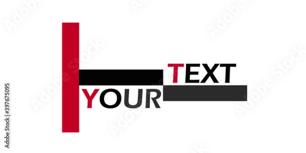 Obraz Pink simple logo