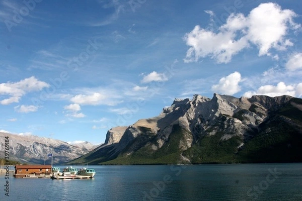 Obraz Lake Minnewanka Docks