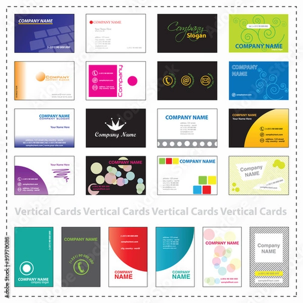 Obraz 22 business cards
