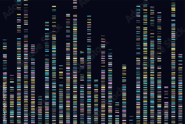 Fototapeta Big genomic data visualization