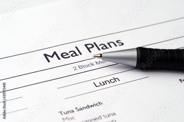Obraz Meal plan