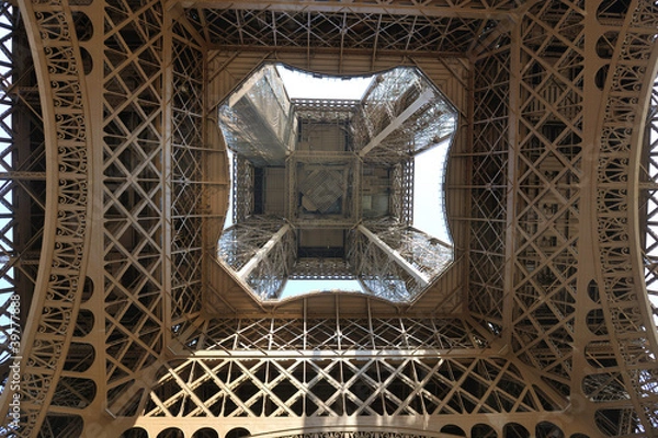 Fototapeta eiffel tower in paris at day