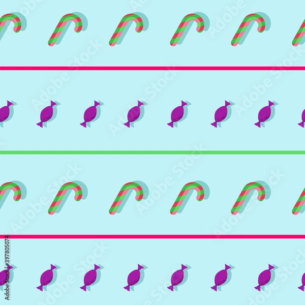 Fototapeta Candy pattern