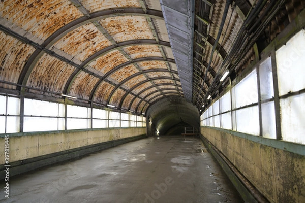 Fototapeta 日本一のモグラ駅土合駅通路